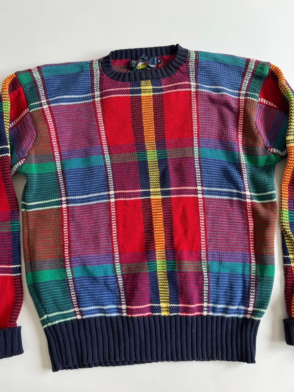 Ralph Lauren Multicolor Plaid Crewneck Sweater